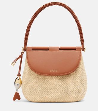 Loewe Paulas Ibiza Pescador Medium raffia shoulder bag