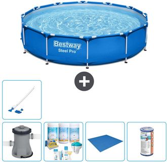 Bestway Piscina Bestway Steel Pro Redonda - 366x76 Cm - 8-piezas S22105
