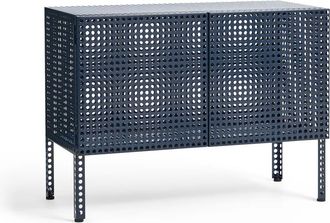 HAY Perforated Cabinet S, steel blue