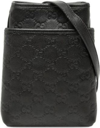 Gucci Pre-owned Cross Body Bags, female, Black, Size: ONE SIZE Pre-owned Crossbody Bag