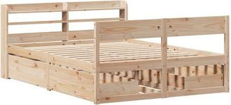 vidaXL Vidaxl - Estructura De Cama Sin Colch&oacute;n Madera De Pino Maciza 120x200 Cm