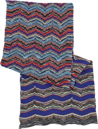 Missoni Geometrische Print Sjaal - Dames - Sjaals - Veelkleurig - ONE Size - Wol - Accessoires