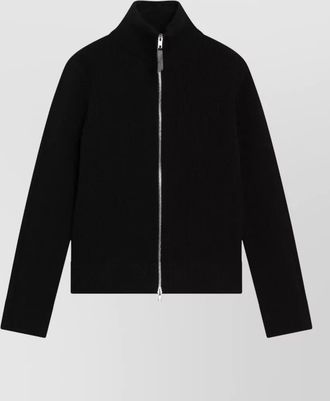 Maison Margiela ribbed zip-up cardigan
