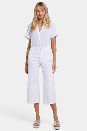 NYDJ Brigitte Brede Ben Capri Jeans Met Hoge Taille