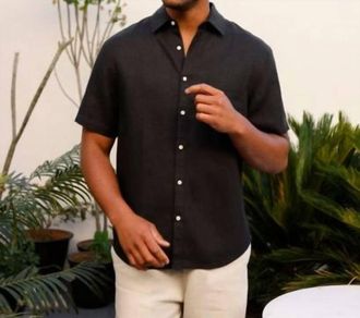 Alex Crane Ola Short Sleeve Shirt In Night
