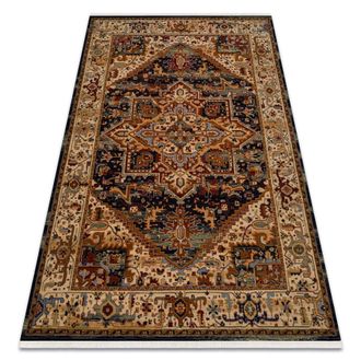 RugsX RugsX Wool Keshan Rug in Beige | Size: 120 cm x 145 cm