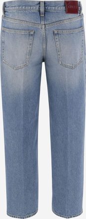 Gucci Womens Jeans Cotton Denim Blue Trousers