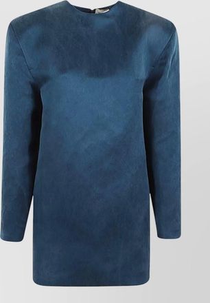 Saint Laurent long sleeve short dress modern silhouette