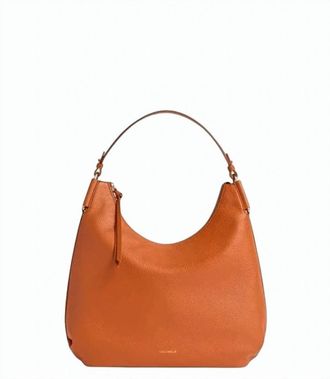Coccinelle Leather Adjustable Strap Zip Shoulder Bag