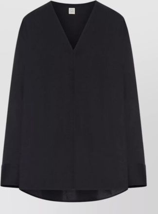 Toteme v-neck long-sleeve blouse