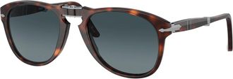 Persol 714 - Original - unisex - Zonnebrillen - Bruin - 54 MM - Accessoires
