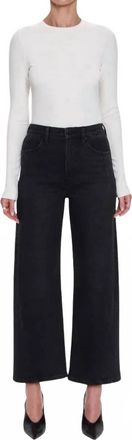 Pistola Denim Kyra High Rise Wide Leg Jeans In Black