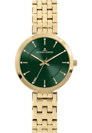 Jacques Lemans Womens 1-2211G Ladies Milano Watch - Gold - One Size
