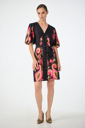 Trina Turk Certonia Puff Sleeve Dress