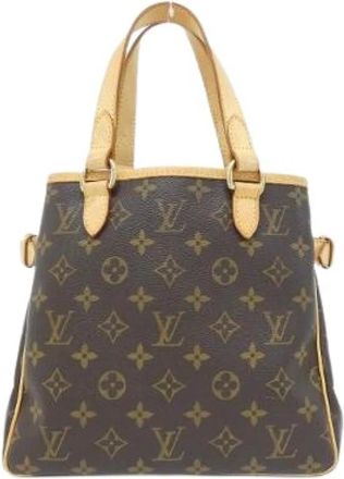 Louis Vuitton Pre-owned Handbags, female, Brown, Size: ONE SIZE Pre-owned Canvas Handbag