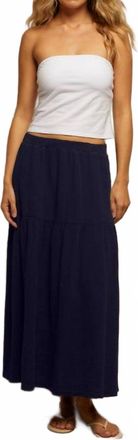 perfectwhitetee Bella Skirt In Navy