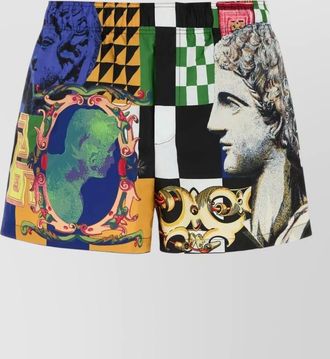 Versace printed swim shorts