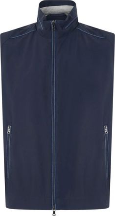 Paul & Shark Chaleco con cremallera y cuello alto - Jackets - Hombre - Azul - L