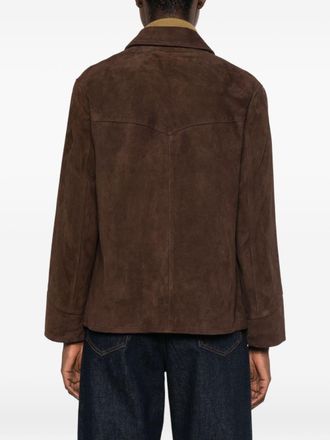 Tory Burch Suede Jacket - Brown