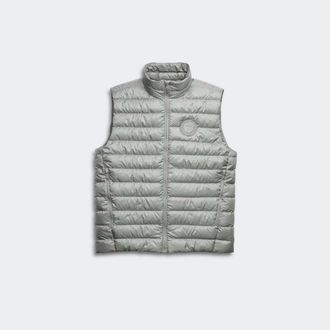 Canada Goose Stratus Vest Tonal Disc (Men, Stratus Grey, XXL)