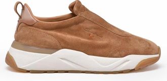 Santoni Schoenen, Dames, Bruin, 35 1/2 EU, Su&egrave;de, Sneaker van Su&egrave;de