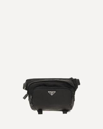 Prada Borsa a Tracolla in Re-Nylon e Saffiano Man UNI
