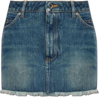 Dolce & Gabbana Denim rok - Dames - Spijkerrokken - Blauw - S - Denim - Rokken