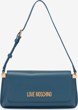 Love Moschino Borsa a tracolla con logo Lettering - Blu