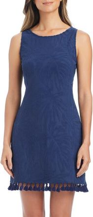 Bleu Rod Beattie Tassel Hem A-Line Cover-Up Dress in Midnight at Nordstrom, Size Medium