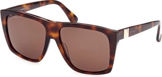 Max Mara MM0021 52E Womens Sunglasses Tortoiseshell Size 58