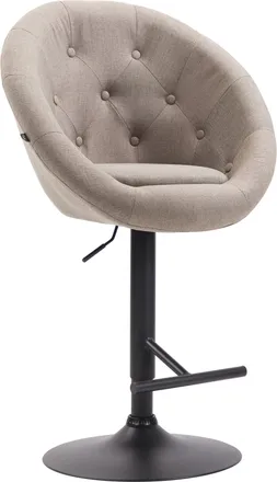 Clp Clp - Taburete De Bar London V2 En Tela Gris Topo Negro