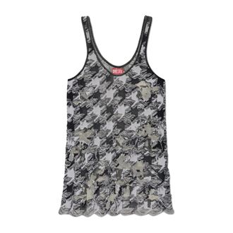 Diesel Mujer, Vestidos, Gris, Talla: S