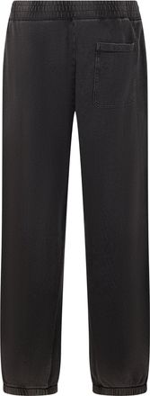 Diesel Mens Track Pants Black Cotton