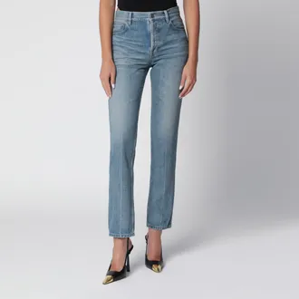 Saint Laurent Jeans dritti blu in denim