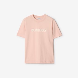 Burberry Logo Cotton T-shirt, Size: XXS