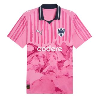 Puma Heren- en kindermodel KidsSuper 25/26 CF Monterrey keepersshirt (Roze)