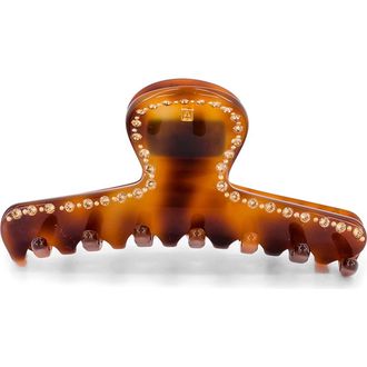 Alexandre de Paris Medium Hair Clip in Brown at Nordstrom