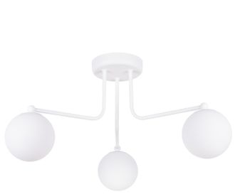 Sollux Lighting Design Deckenlampe Astral 3-flammig, Weiss