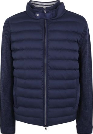 Herno Heren Sportjack - Heren - Winterjassen - Blauw - M - Wol - Jassen