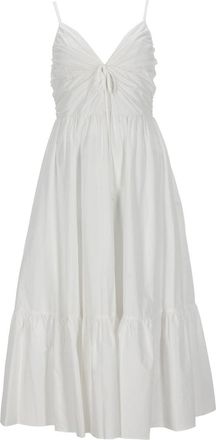 Michael Kors V Neck Midi Dress