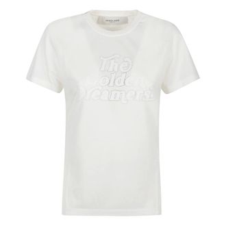 Golden Goose T-Shirts, female, White, XS, The Golden Dreamers T-shirt