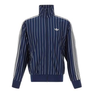 adidas Firebird Pinstripes Track Top - male - Adidas - Training Jackets - Blue - S - Sport
