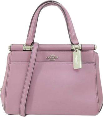 Coach Pre-owned Handbags, female, Purple, Size: ONE SIZE Pre-owned Handbag