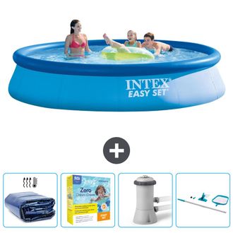 Intex Piscina Easy Set Redonda - 396x84 Cm - 5-piezas Scb14
