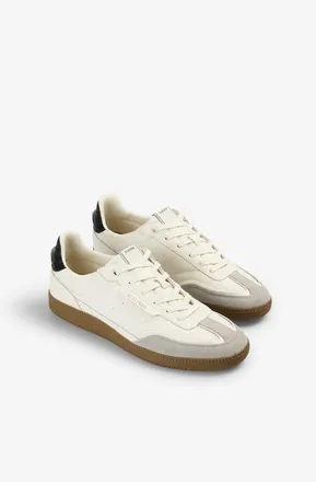 Scalpers Leather Sneaker Contrast Sole in White at Nordstrom, Size 39