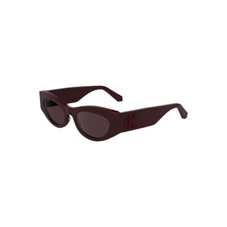 Calvin Klein CA-38343 Cat-Eye Acetate Sunglasses - Red