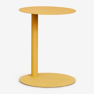 Sklum Sklum - Mesa Auxiliar Redonda &Oslash;40 Cm En Acero Inoxidable Yannik