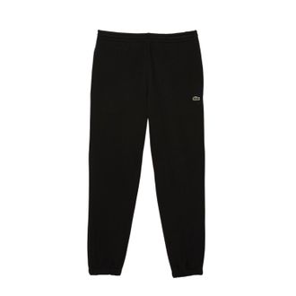 Lacoste Joggingbroek van fleece voor heren, normale pasvorm (Zwart)