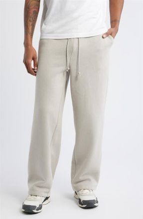 BP. Straight Leg Fleece Sweatpants in Grey Owl at Nordstrom, Size Xx-Large