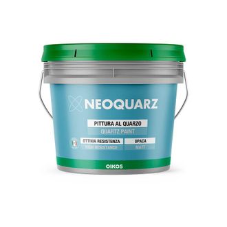 Oikos Pittura al quarzo Oikos Neoquarz Plus lt. 14 CC Medium